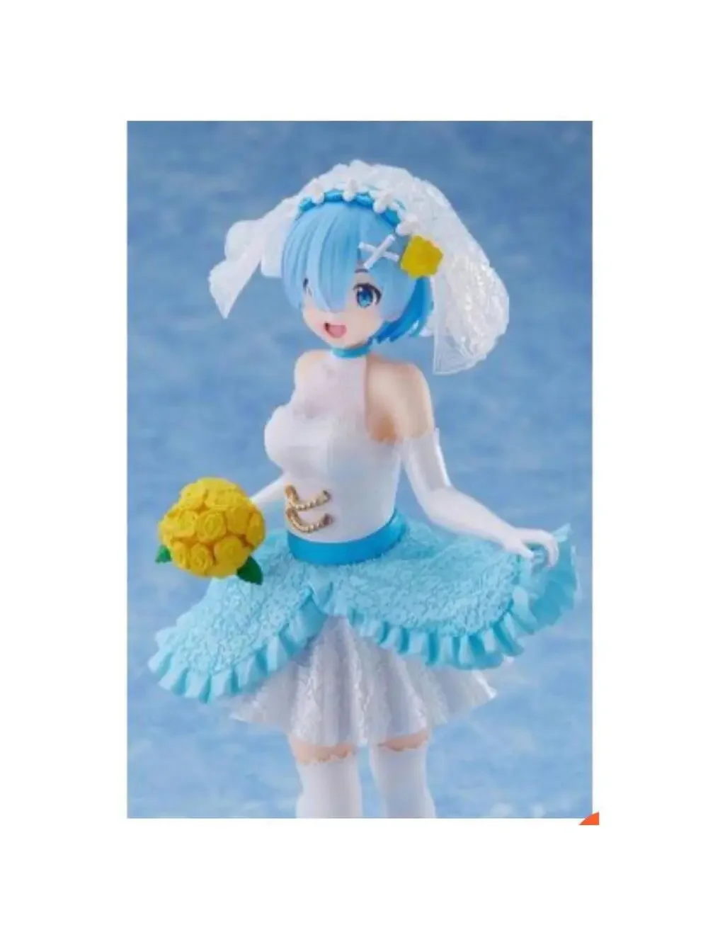 FuRyu Rem Wedding Dress Figure Re:Zero SSS Blue White New Anime Statue US Seller